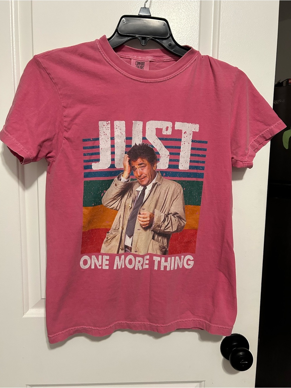 Comfort Colors Pink Short-Sleeve Graphic Tee Columbo